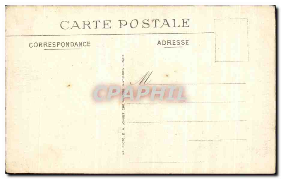 CPA Arras Guerre Europeenne Le Clocher de l'Eglise Saint Gery Militaria — Rückseite
