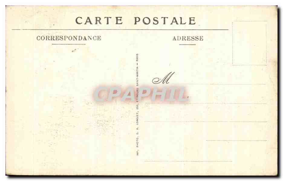 CPA Arras Guerre Europeenne L'Eglise Saint Gery apres les Premiers degats Militaria — Verso
