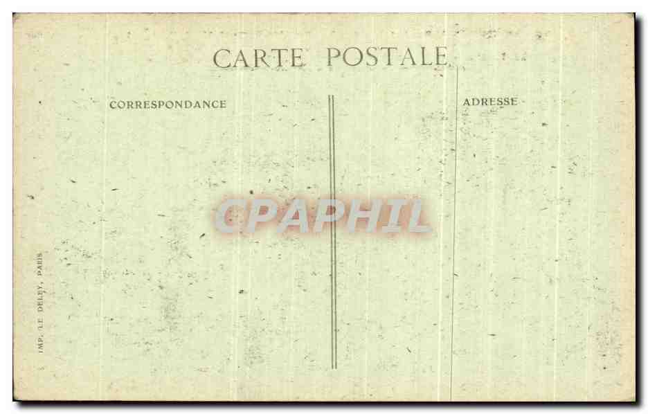 CPA Arras Grand Place Bombardement Militaria — Verso