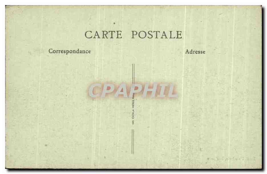 CPA Lens Apres la Guerre Ruines de l'Eglise Militaria  — Rückseite