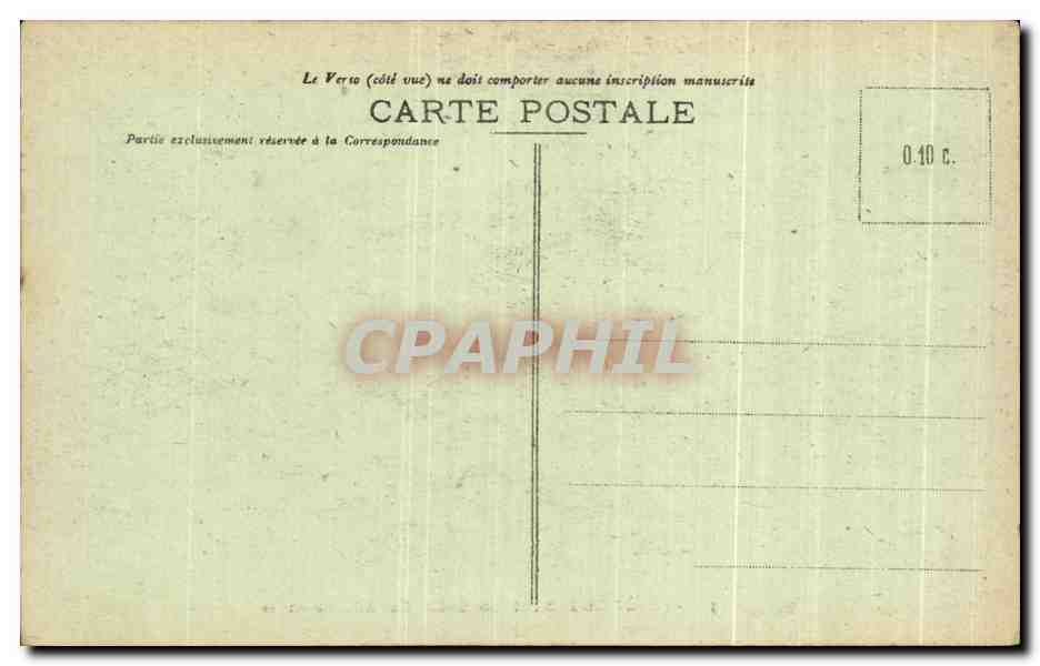 Wald von Fontainebleau — Ein Waldweg — Unbekannter Verleger, Nr. 396 — Rückseite