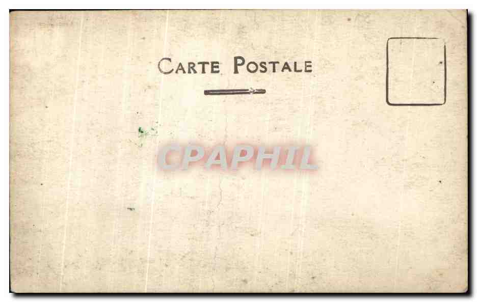 CARTE PHOTO Famille Alsace Automobile  — Verso
