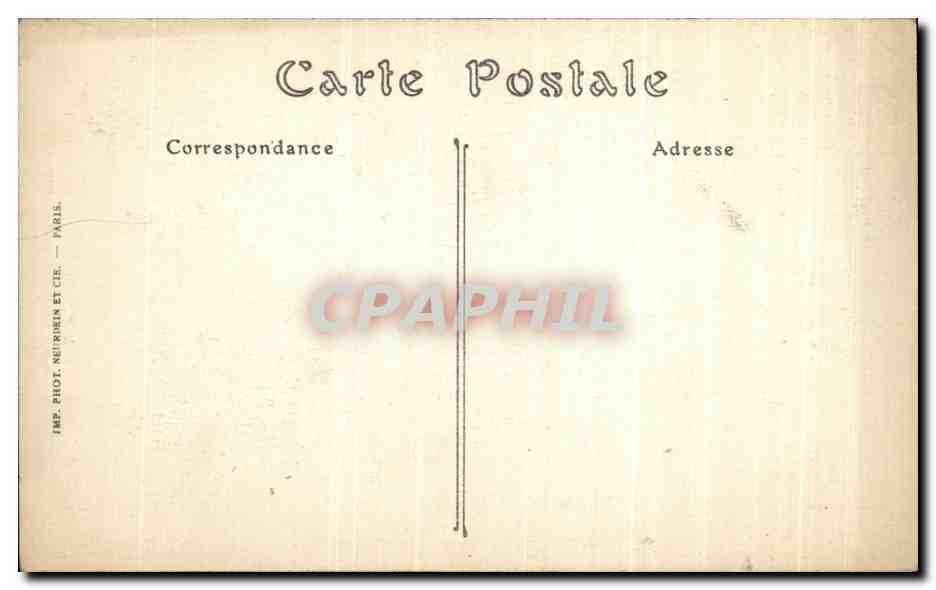CPA Bourges Cheminee du Palais Jacqies Coeur — Rückseite