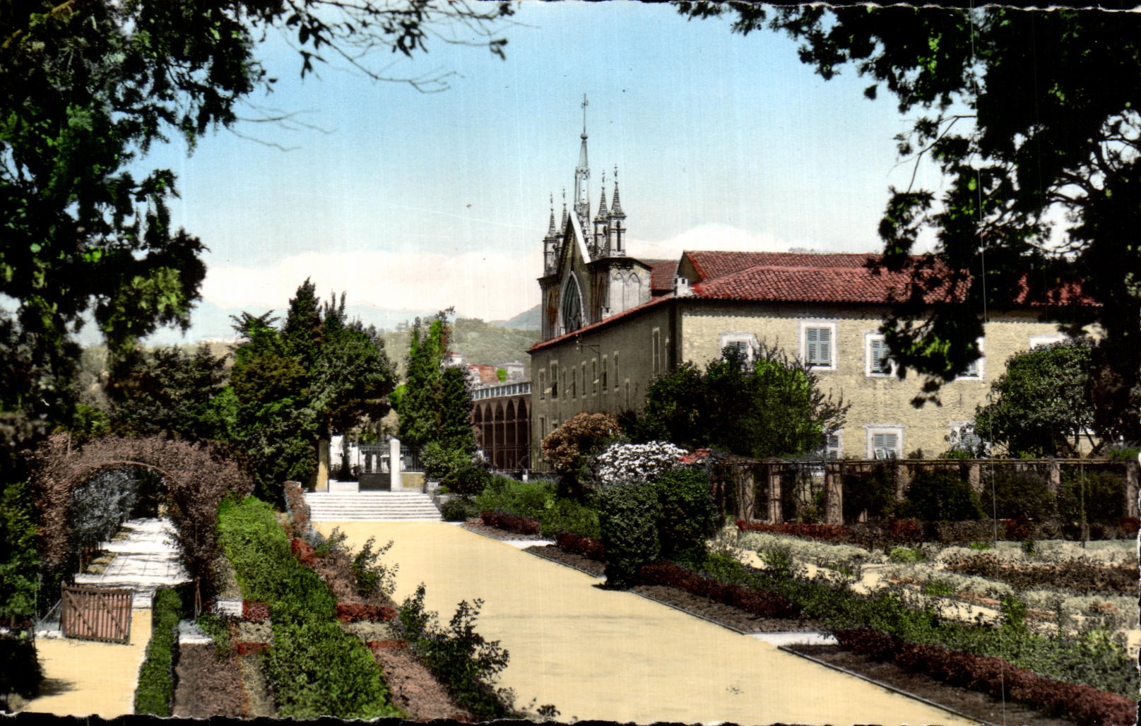 CPSM La Cote D'Azur Nice Les Jardin Monastere de Cimiez