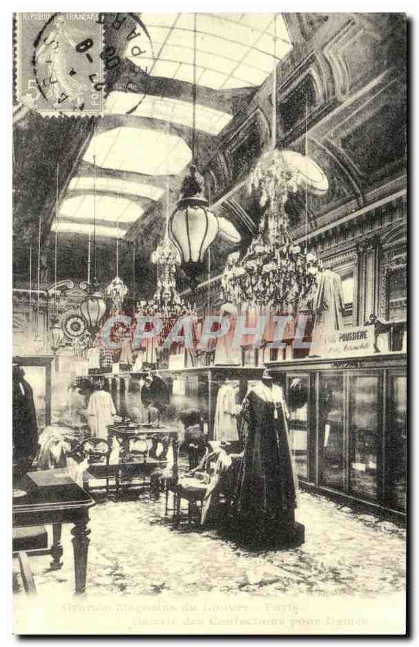 Grands Magasins du Louvre — Paris — éditeur POUSSIERE