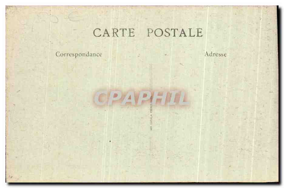 CPA Aix Les Bains Entree du Grand Cercle — Rückseite