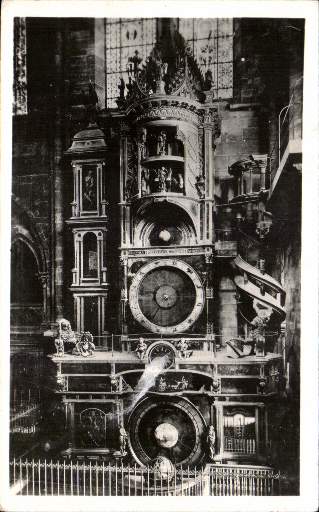 CPA Strasbourg Horloge astronomique de la Cathedrale