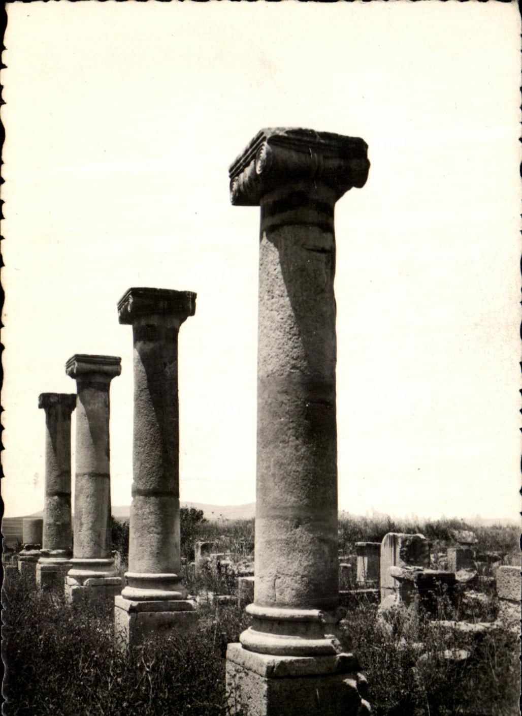 CPA Volubilis Facade du Palais dit de Gordien Maroc