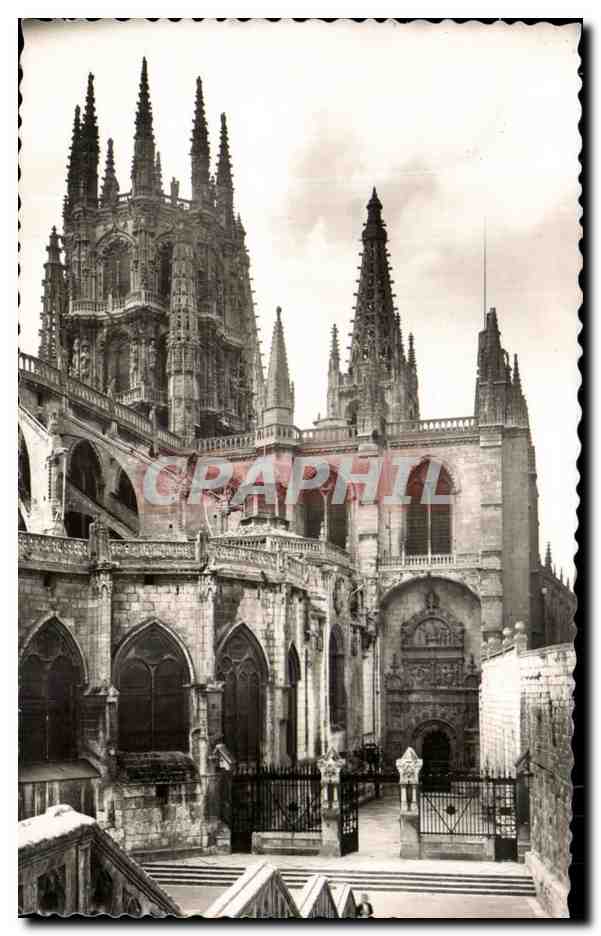 Burgos — Cathédrale. Porte de la Pellejeria — Éditions García Carrabilla, série 33