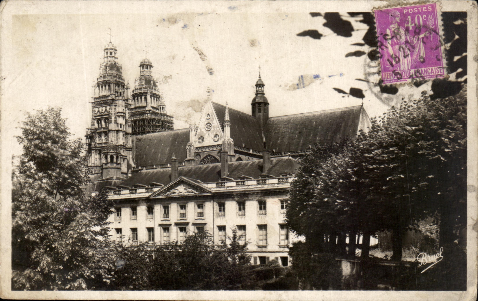 CPA Tours Le Nouveau Musee Ancien eveche et cathedrale