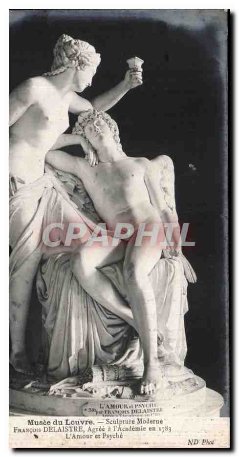 L'Amour et Psyché — Sculpture Moderne — Musée du Louvre — François Delaistre