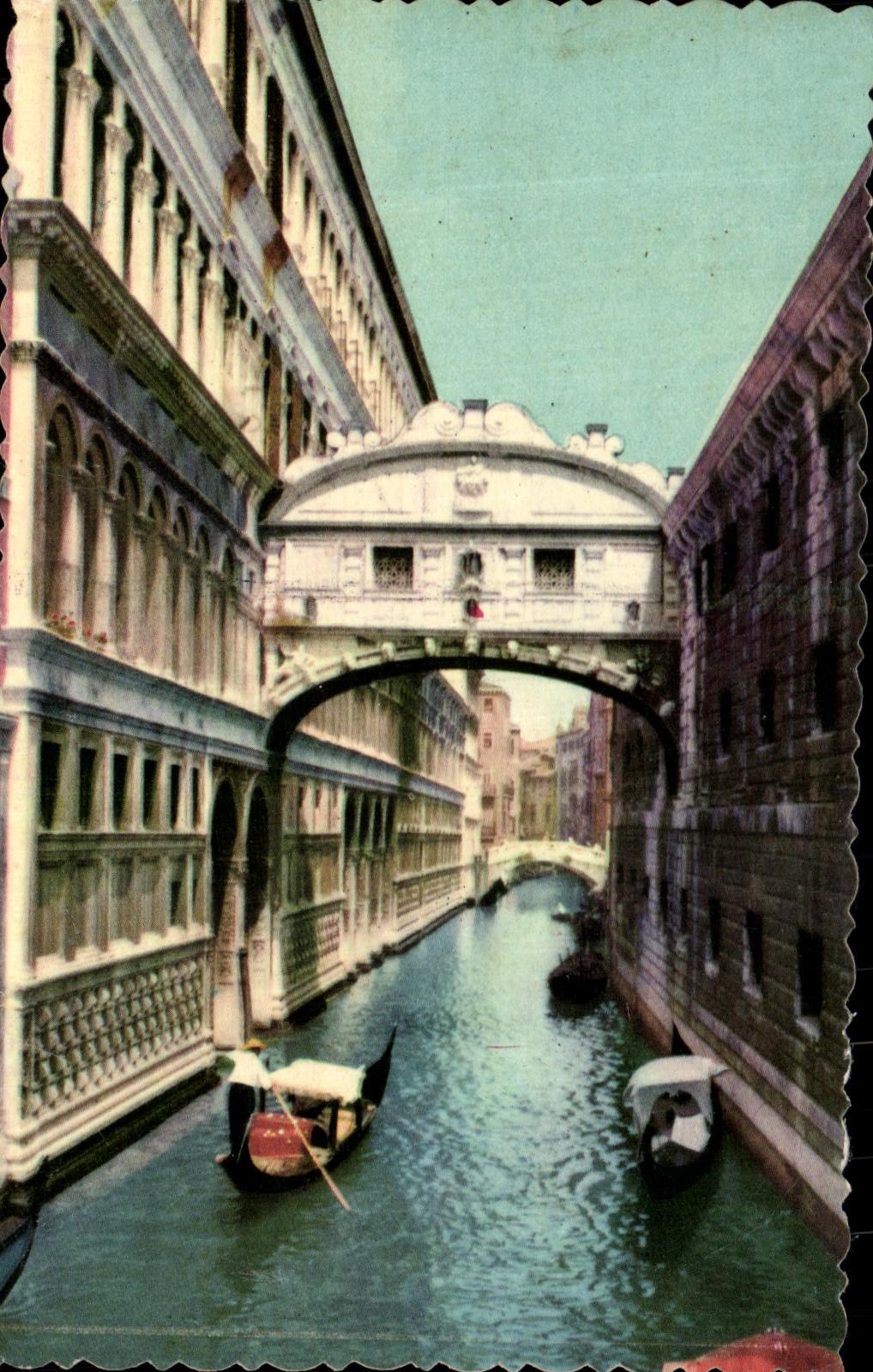 CPA Venezia Ponte dei Sospiri Pont des soupirs