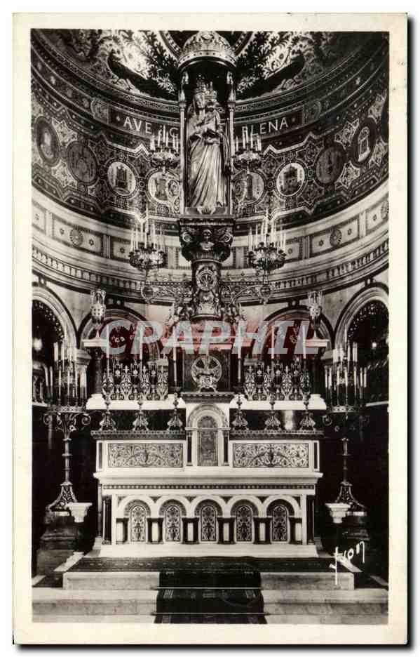 CPA Marseille Notre Dame de la Garde Maitre autel de la basilique