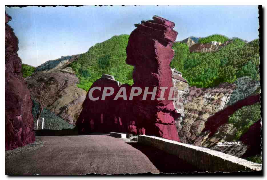 CPA Gorges De Daluis La Tete de Femme