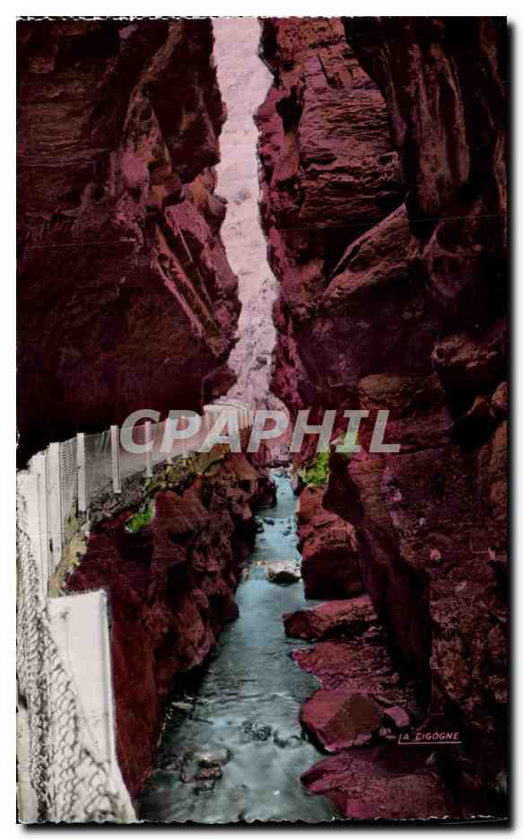 CPA Gorges Du Clans La grande Clue 