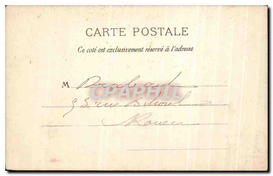 CPA Rouen St Maclou — Verso