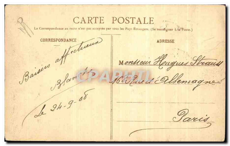 CPA Rouen Bonsecours Le Tramway de Bonsecours et le Funiculaire — Rückseite