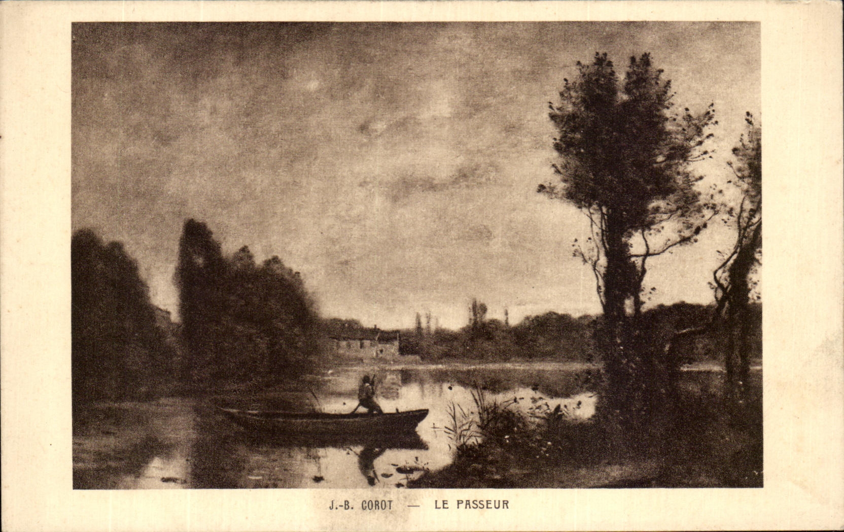 CPA Corot Le Passeur