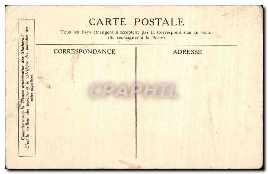 Vintage Postcard The Sabines After David French Painter — Back