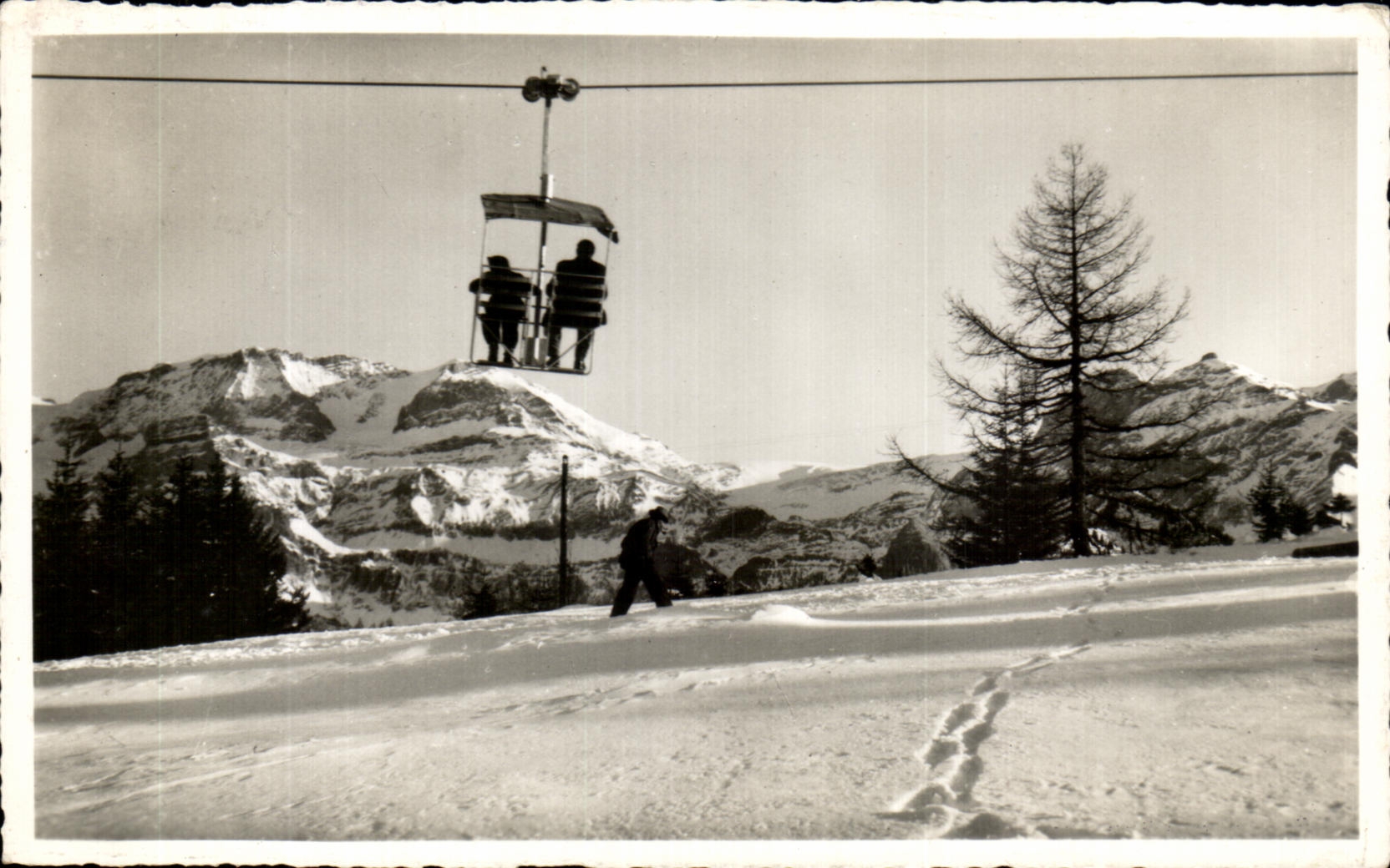 CPA Lenk Sesselbahn Lenk Betelberg Suisse