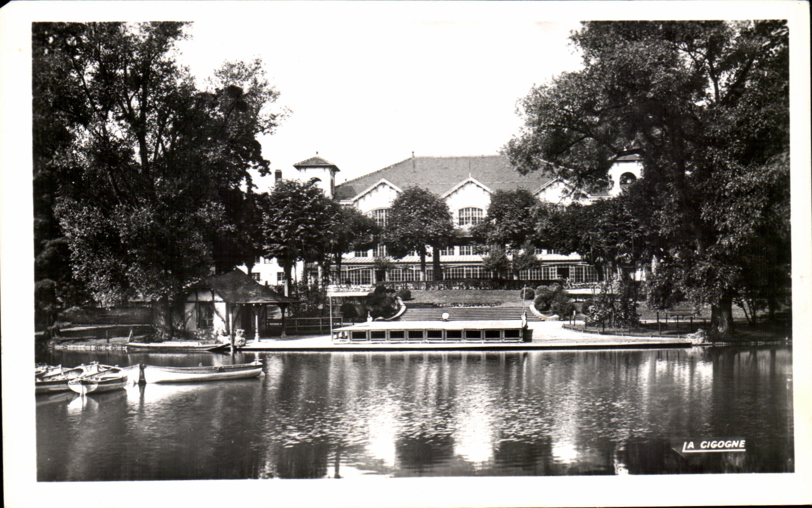 CPA Strasbourg Le Lac Et Le restaurant de l'orangerie 