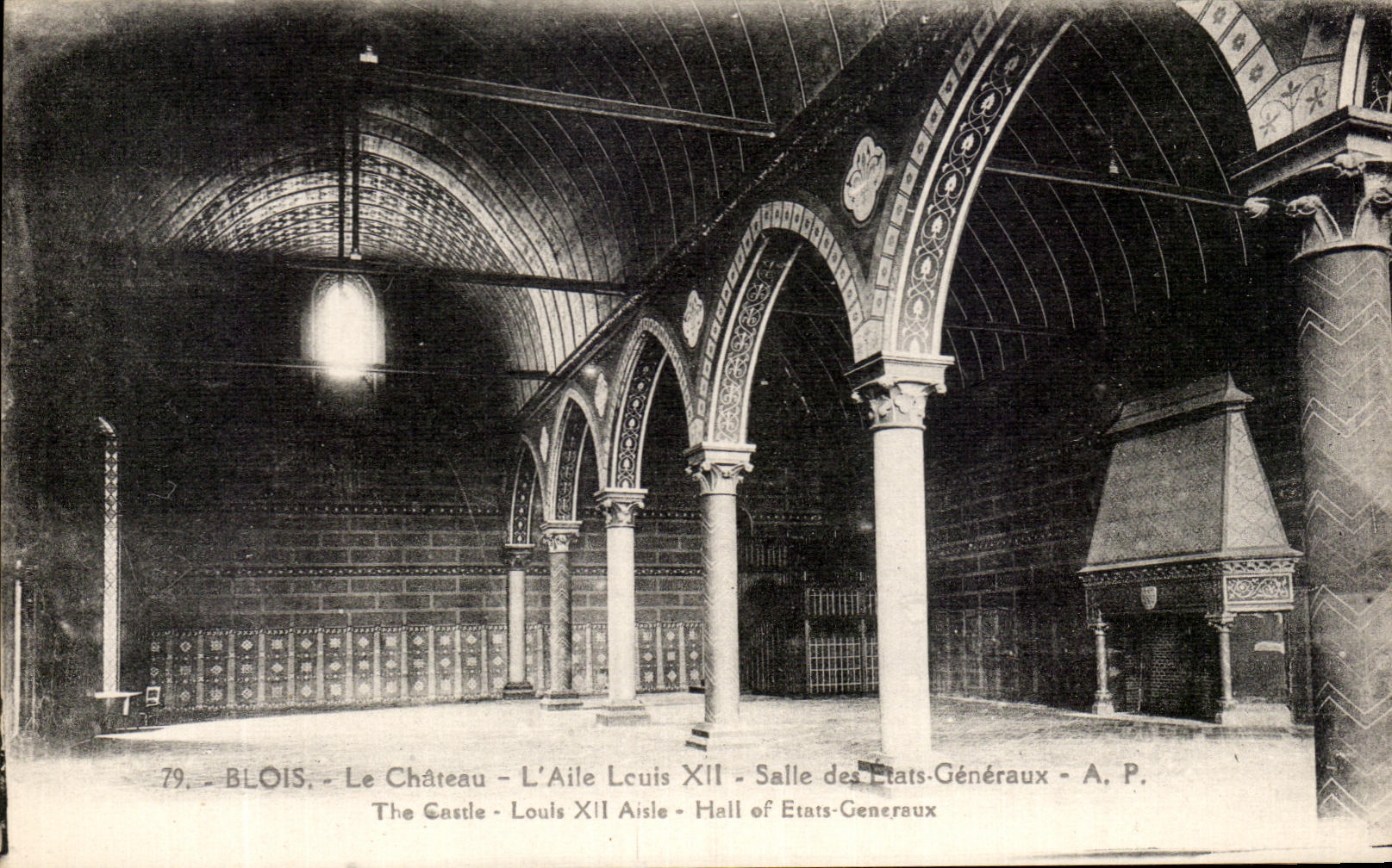 CPA Blois Le Chateau L'Aile Louis XII Salle des Etats Generaux