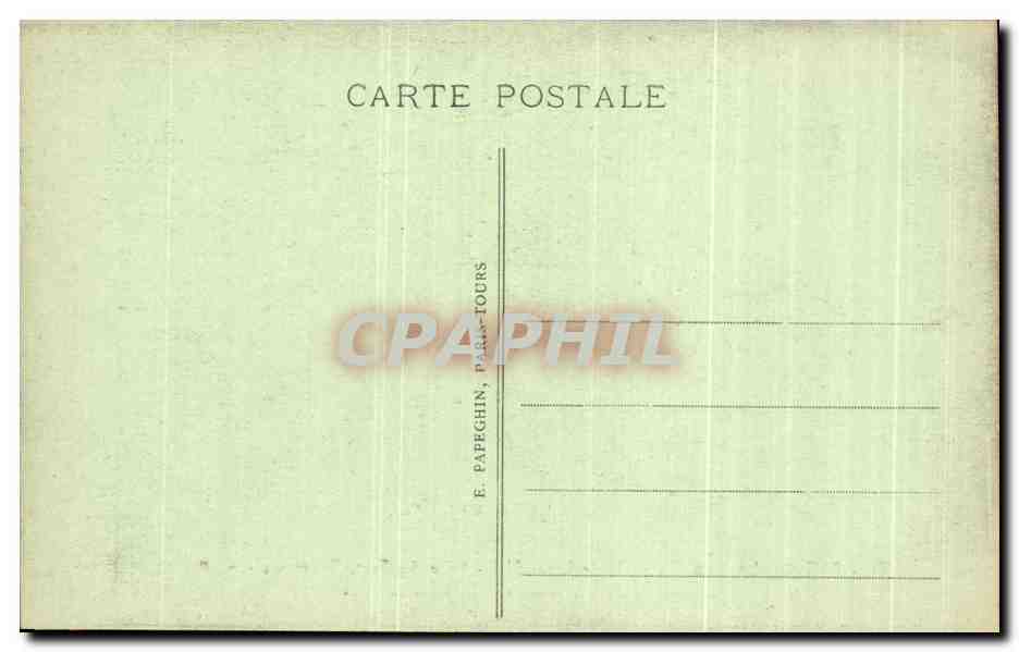 CPA Blois Le Chateau L'Aile Louis XII Salle des Etats Generaux — Verso