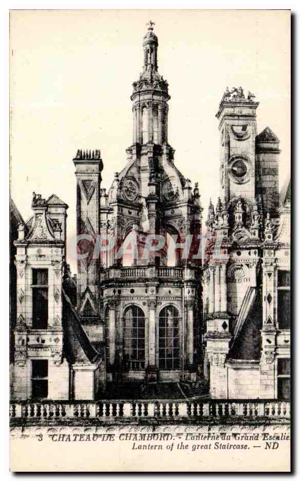 Château de Chambord — Lanterne du Grand Escalier — Éditeur : Lévy et Seurin, Paris
