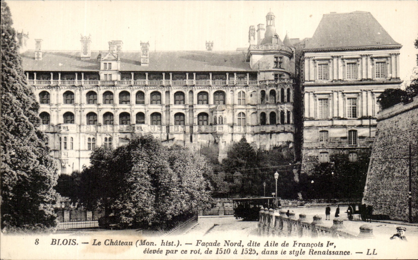CPA Blois Le Chateau Facade Nord