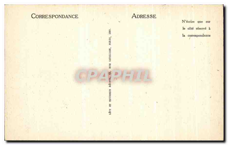 CPA Blois Le Chateau Facade Nord — Verso