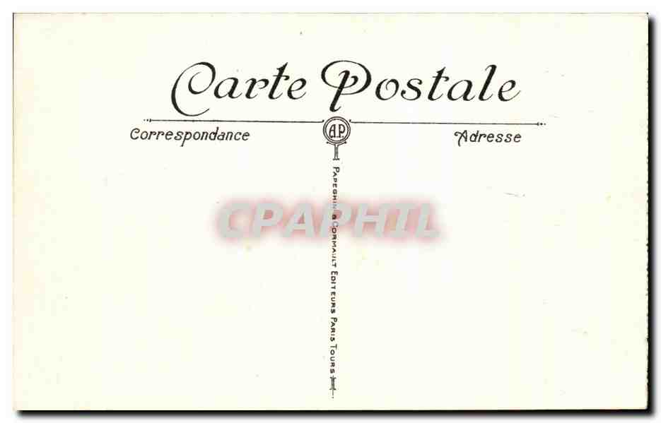 CPA Versailles Le Chateau et I'Orangerie  — Verso