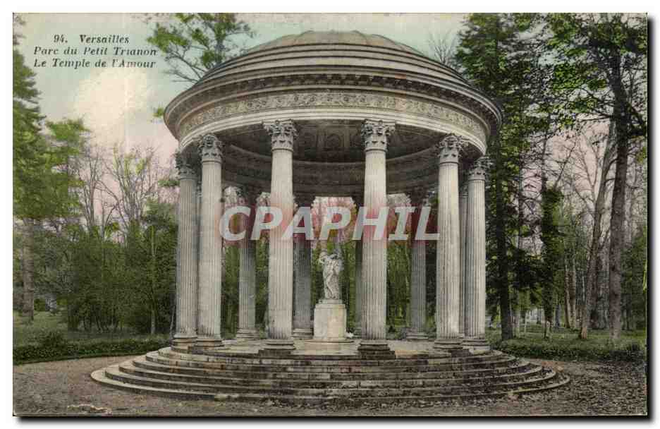 CPA Versailles Parc du Petit Trtanon Le Temple de I'Amour