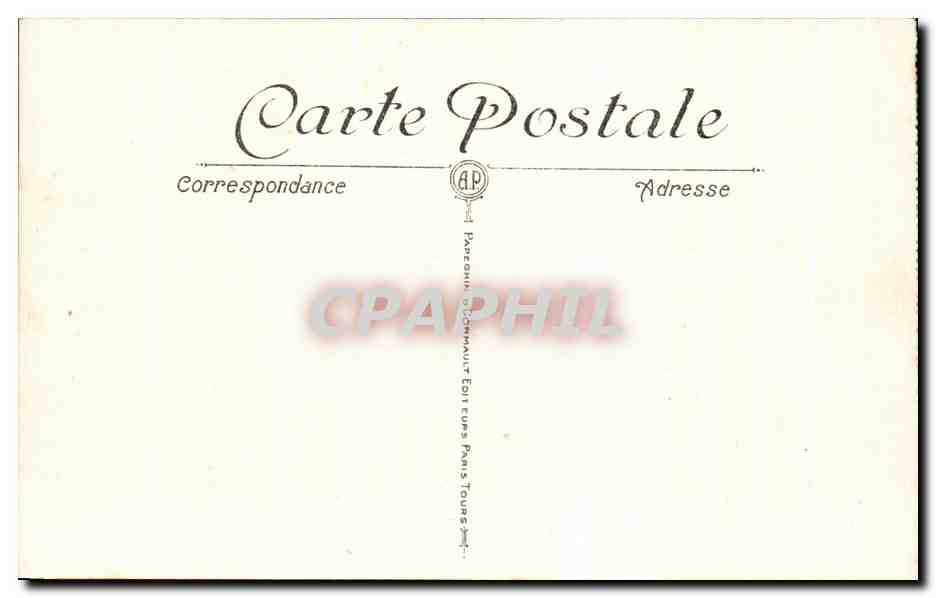 CPA Versailles Parc du Petit Trianon Le Temple de I'Amour — Verso