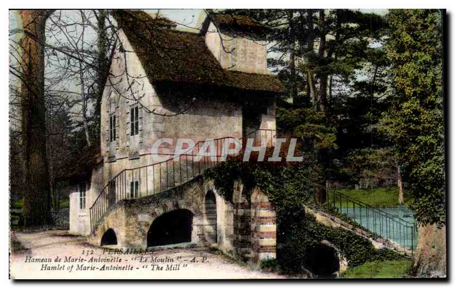 CPA Versailles Hameau de Marie Antoinetle Le Moulin 
