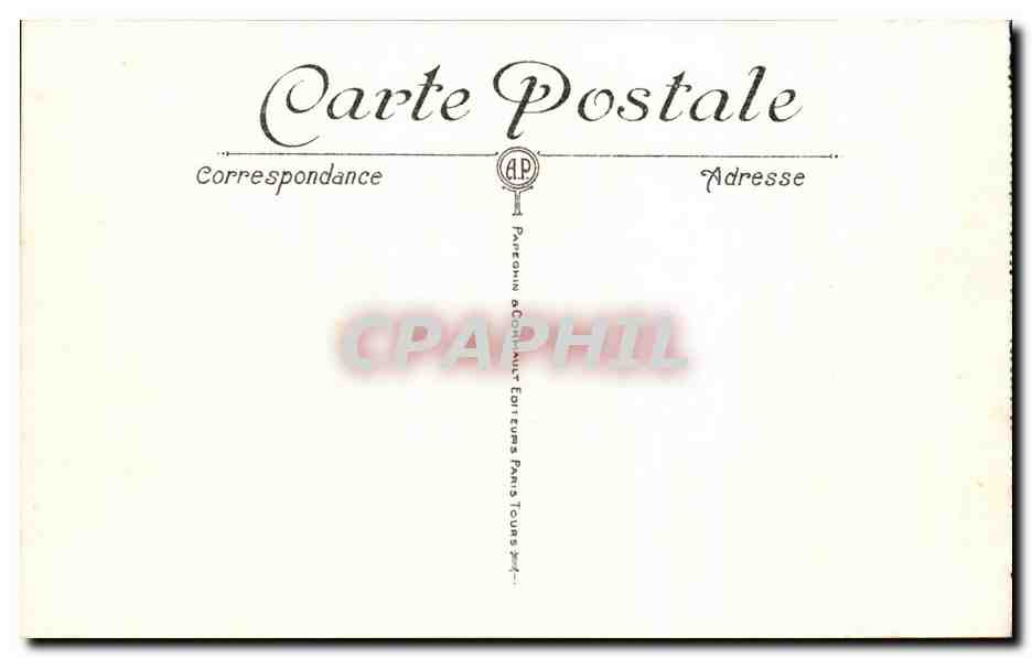 CPA Versailles Hameau de Marie Antoinetle Le Moulin  — Rückseite