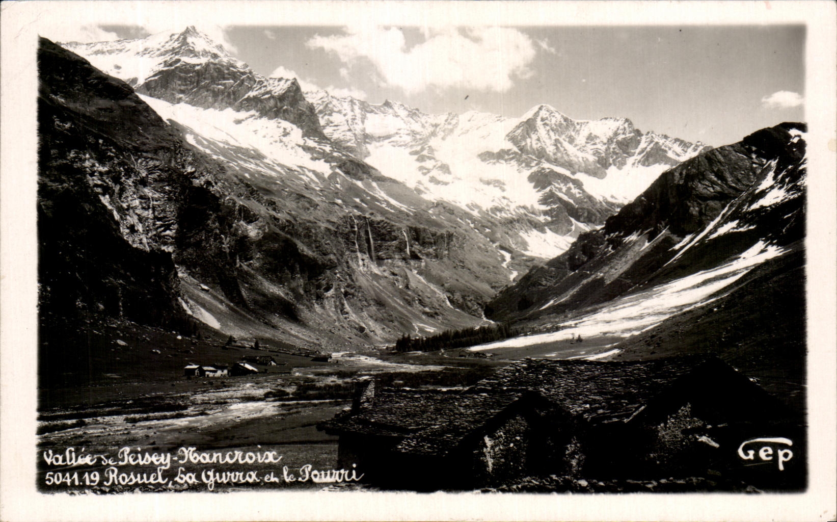 CPA Vallee de Peisey Mancroix Rosuel la Gurrax et le Pourri