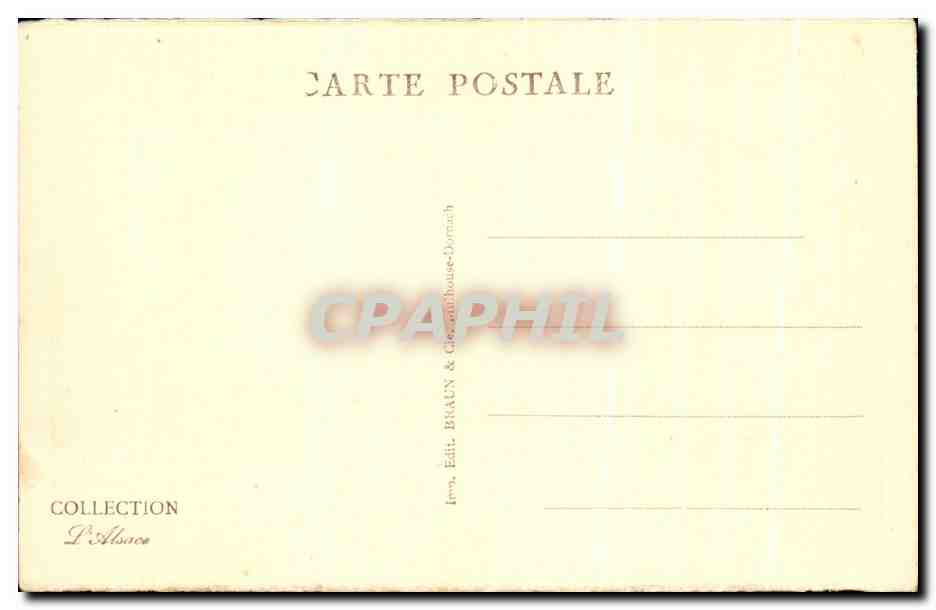 CPA Mont Sainte Odile Vue De Cote Nord — Verso