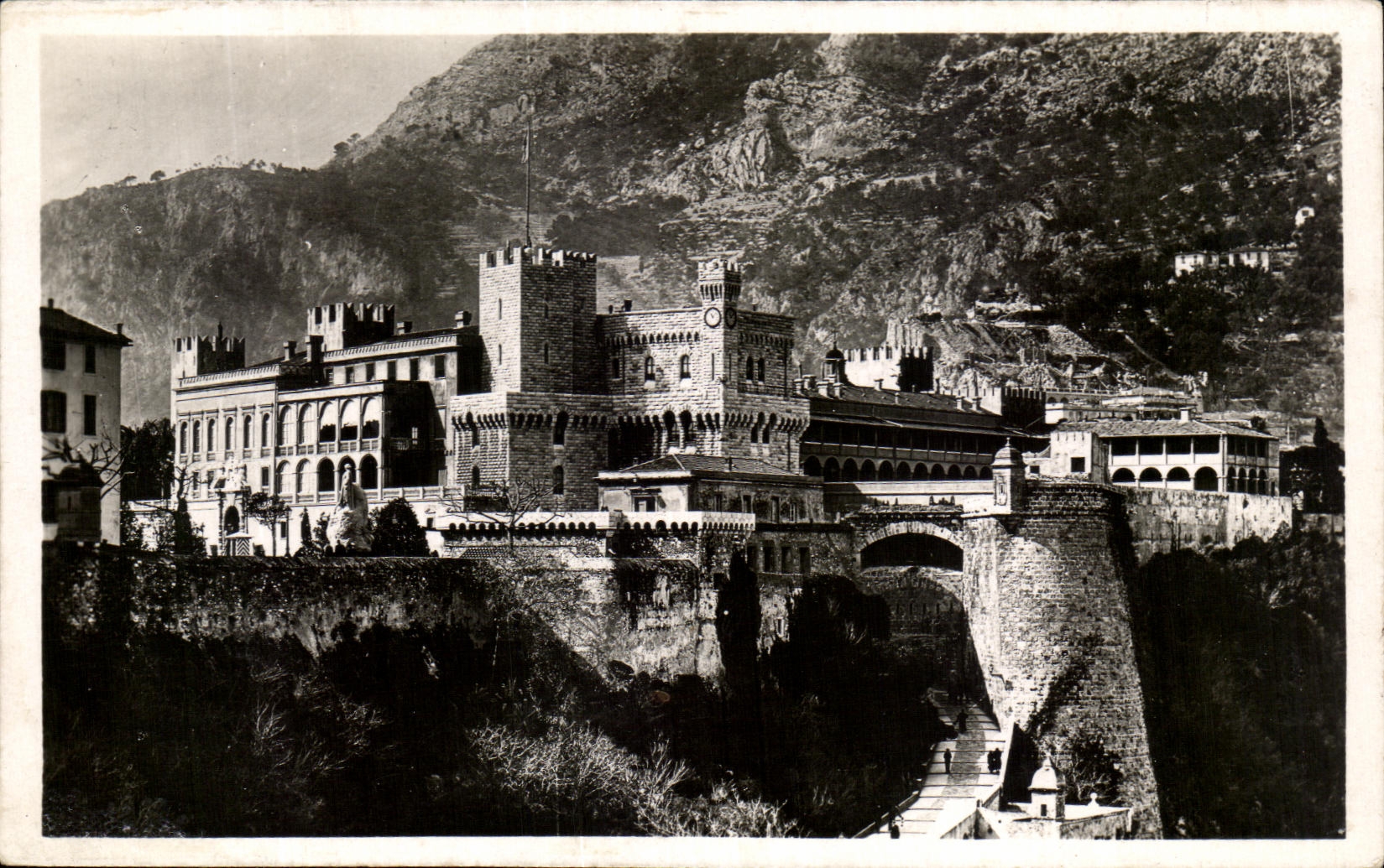 CPA Monaco Palais du Prince et la Montee Major