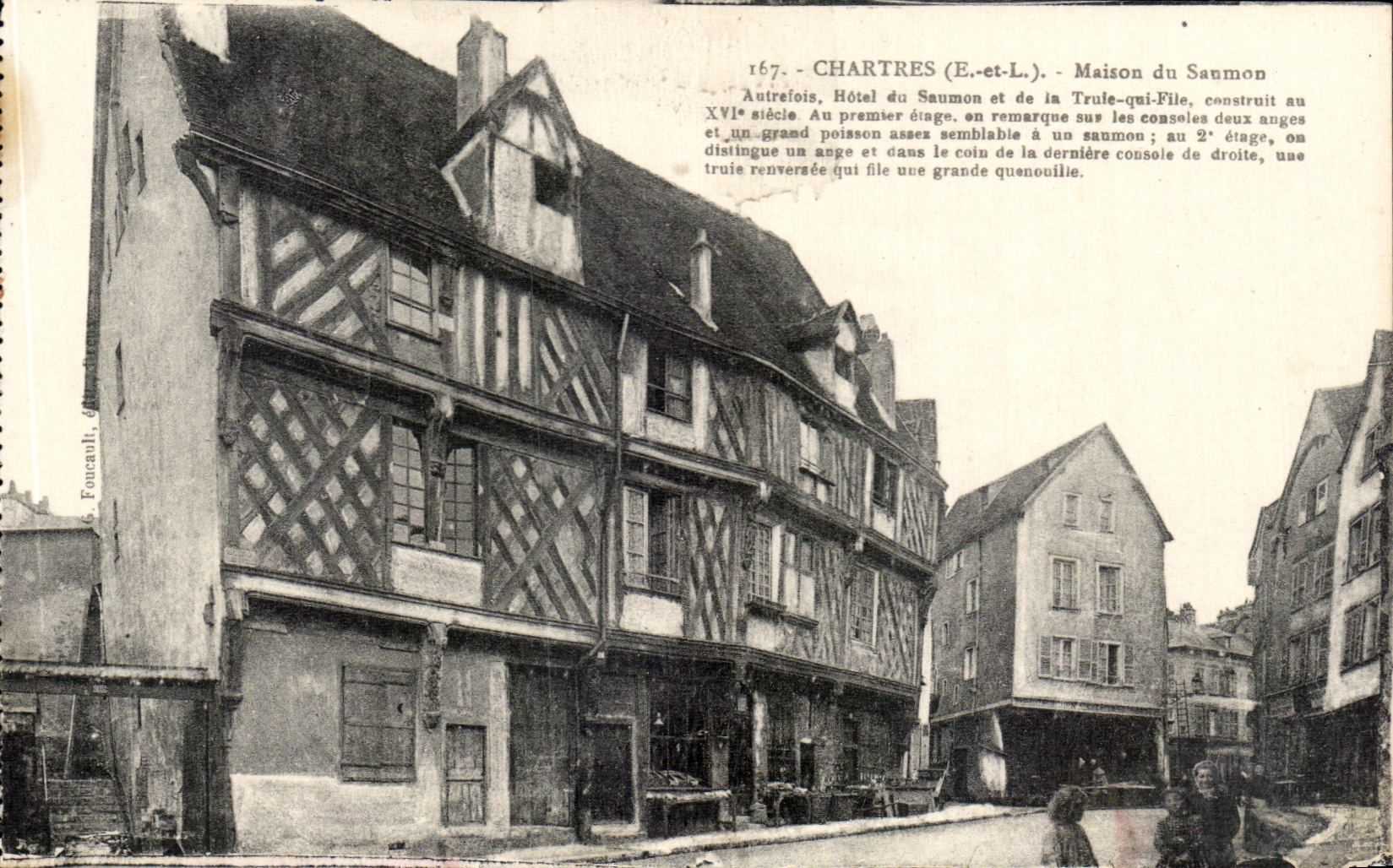 CPA Chartres Maison du Saumon