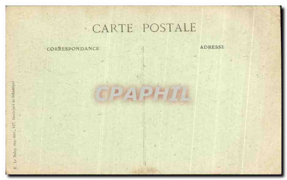 CPA Versailles Bosquet de la colonnade Enlevement de Proserpine par Pluton  — Verso