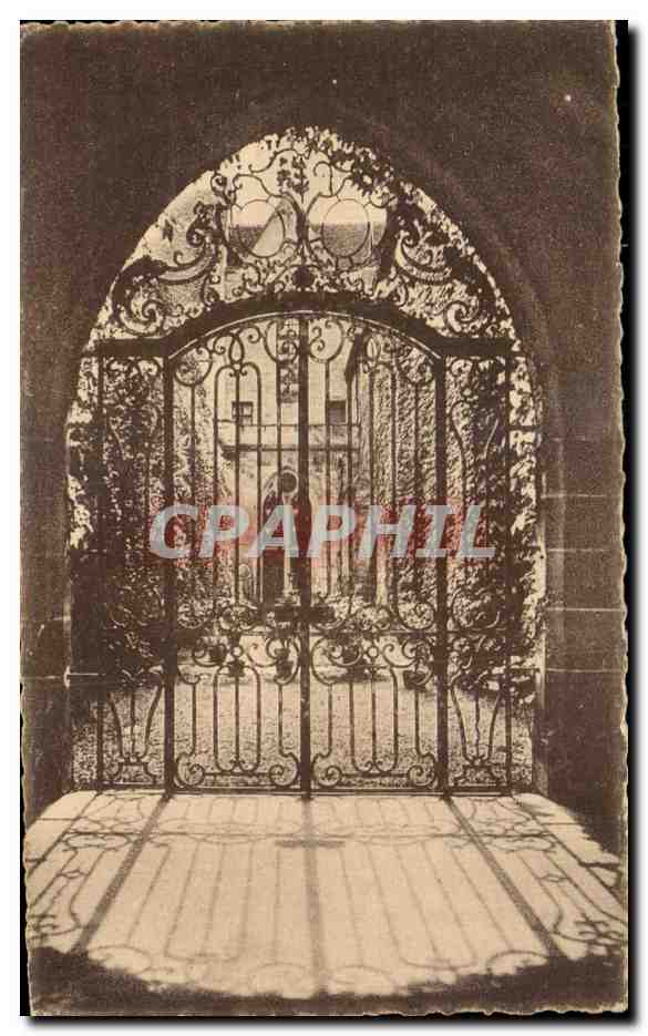 Cour de la Maison des Hôtes — Abbaye de Royaumont — G. Barraud, Phot. Edt., Viarmes (S.-et-O.)