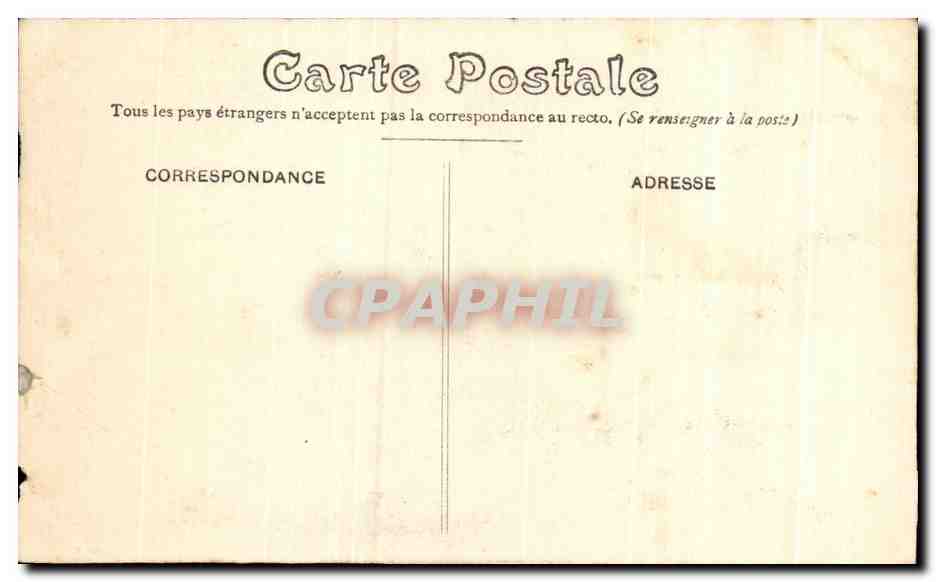 CPA Tours Portail de Reglise Notre Dame La Riche — Rückseite