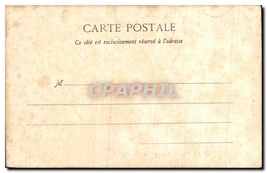 CPA Tours Le Portail de l'archeveche — Rückseite