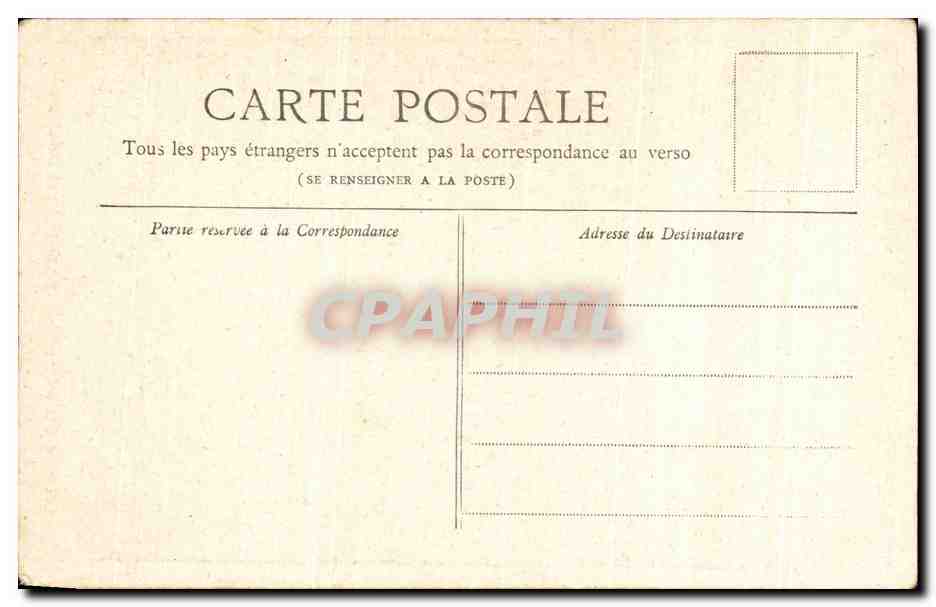CPA Paris Les Invalides Petit Journal — Rückseite