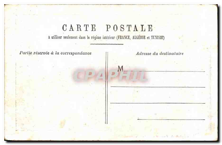 CPA Paris Le Palais De La Bourse Chocolat et The de la Cie coloniale — Verso