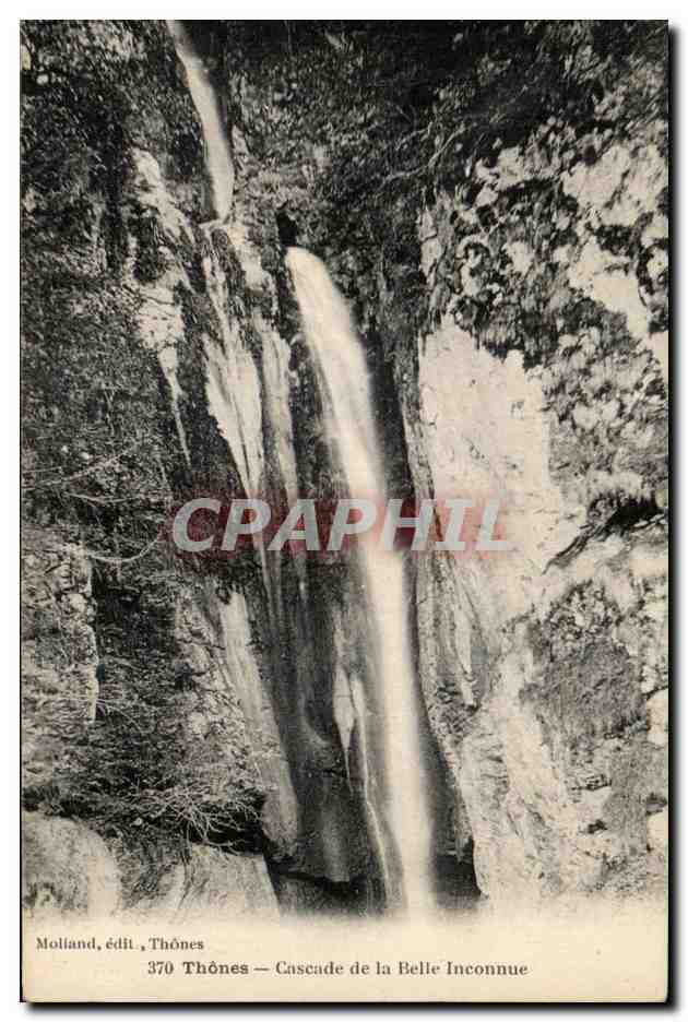 CPA Thones Cascade de la Belle Inconnue