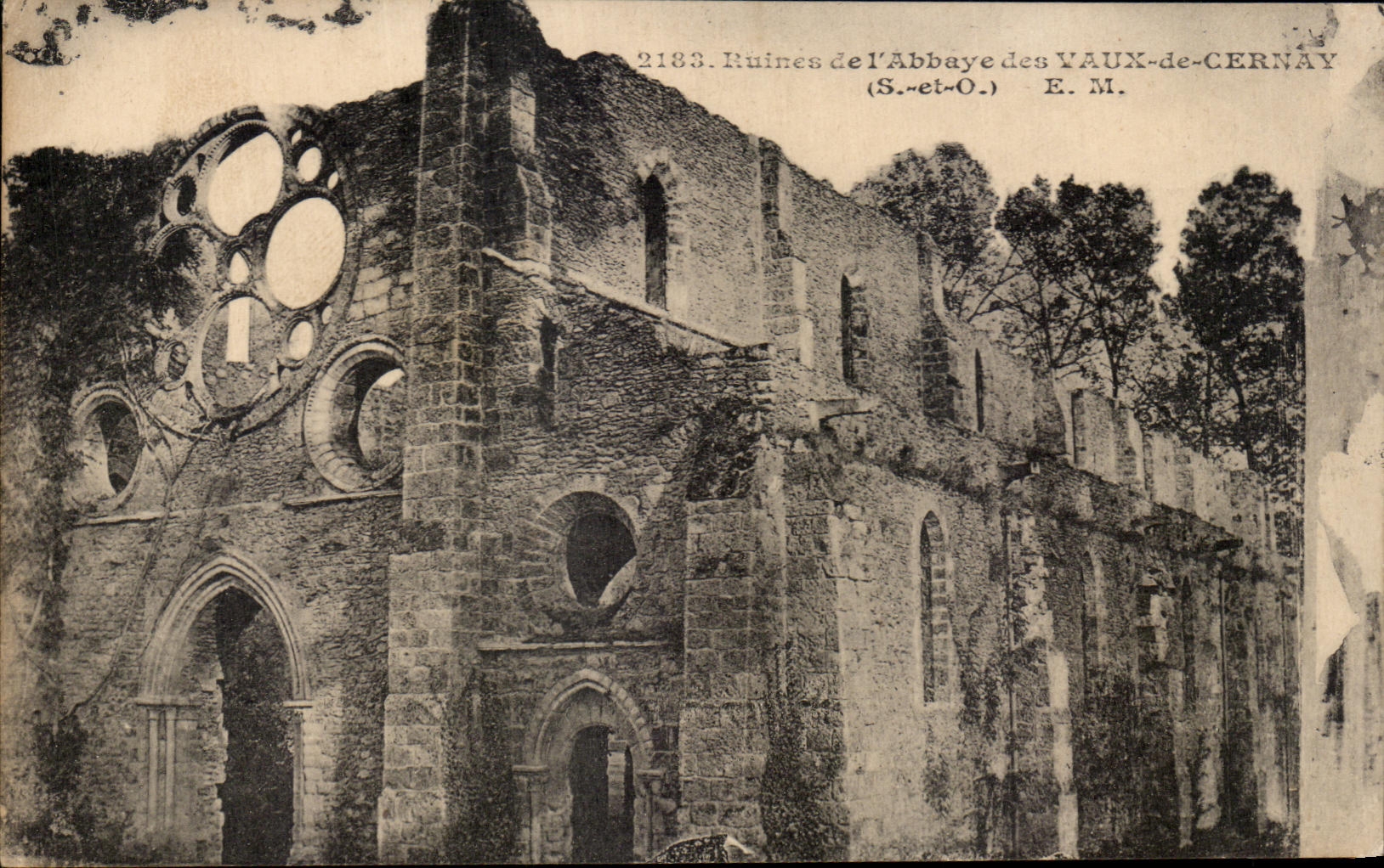 CPA Ruines de l'Abbaye de Vaux de Cernay