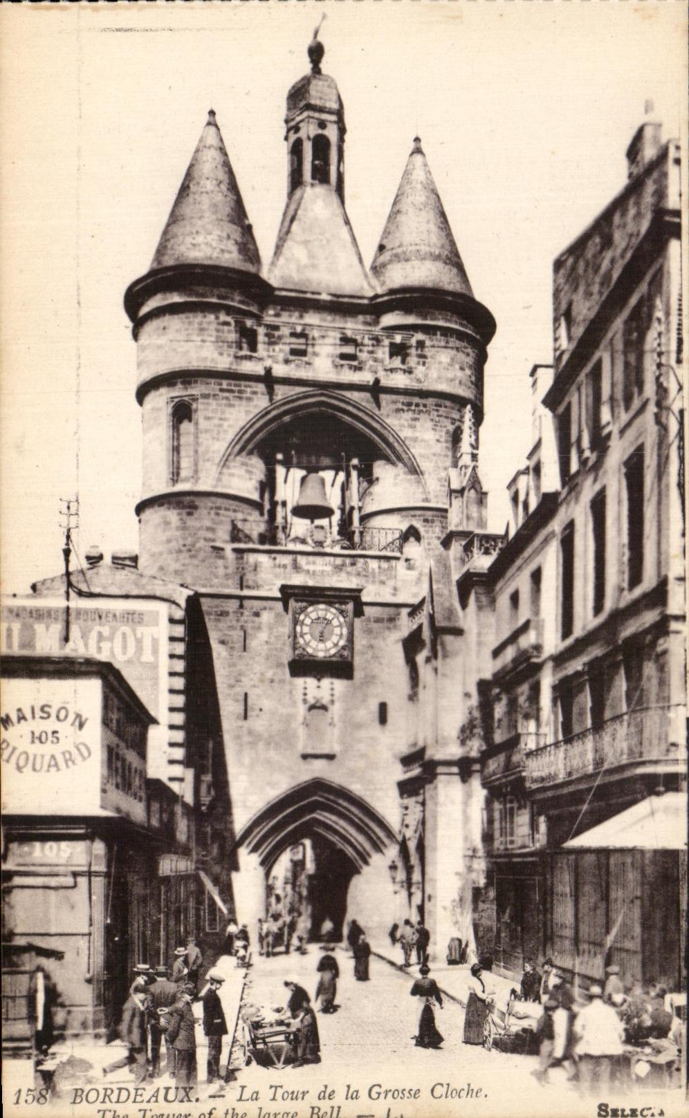 Bordeaux — La Tour de la Grosse Cloche — Maison Riquard
