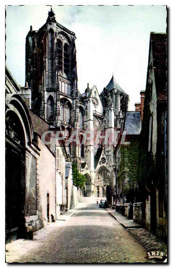 Bourges (Cher) — La Cathédrale, vue de la Porte Jaune — Éditions « Théodac », Limoges