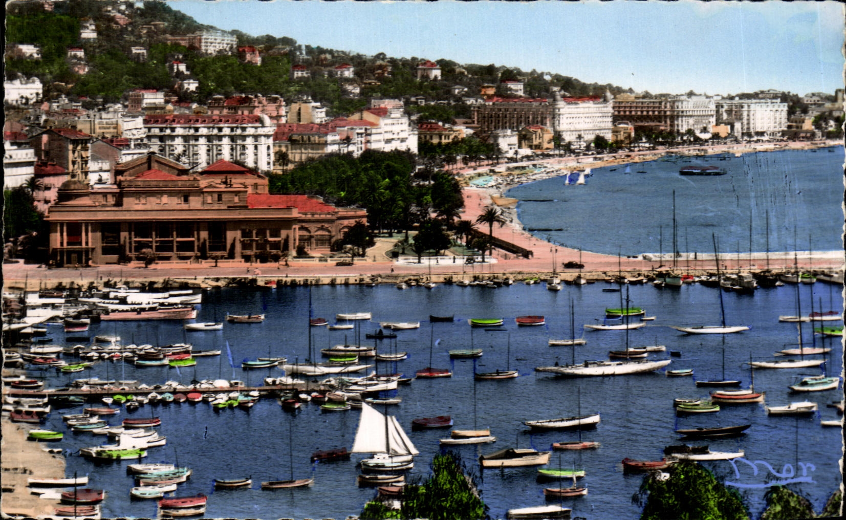 CPA La Cote D'Azur Cannes Le Port et la Croisette